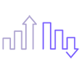 Marketing scalability icon